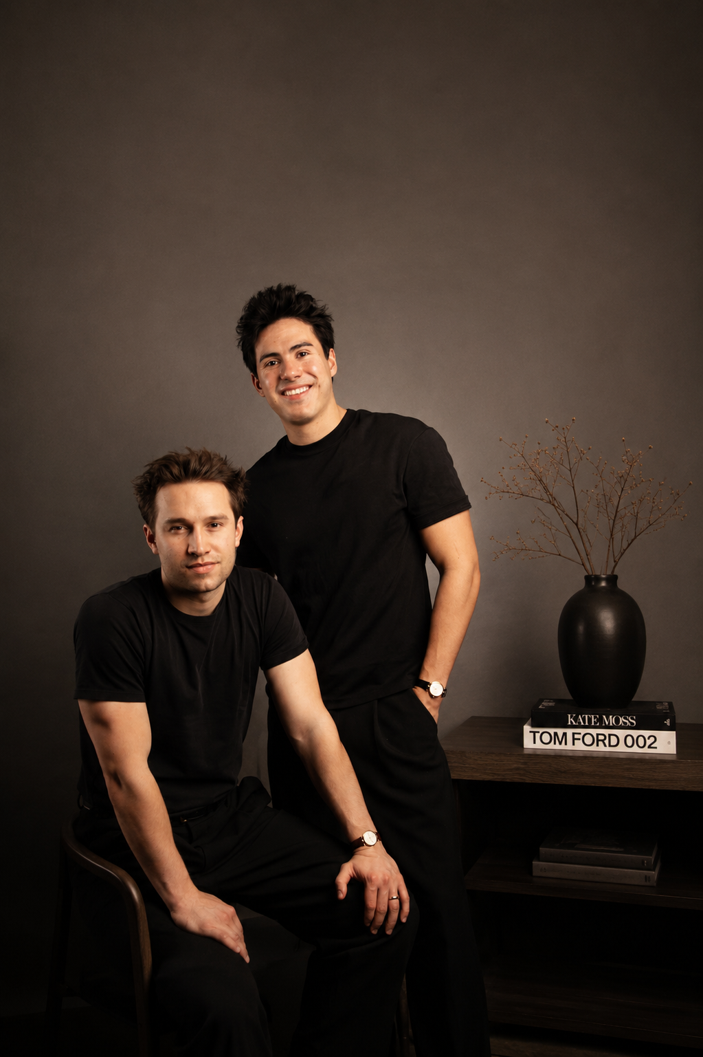 Griffin and Neiyell at home in West Hollywood